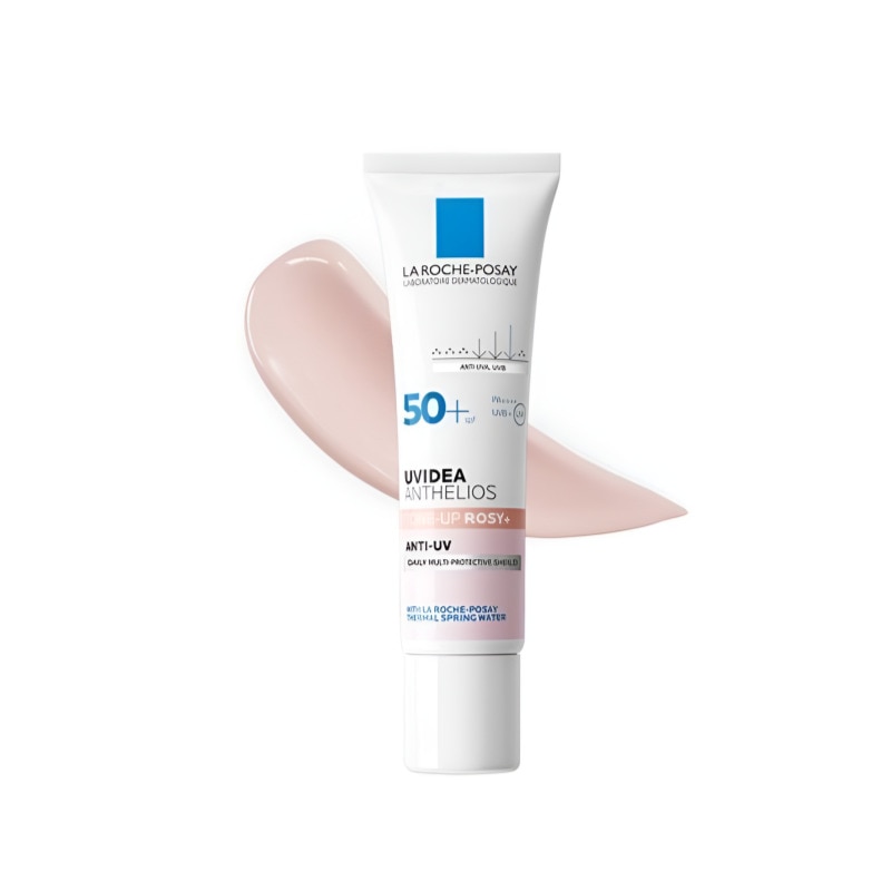 ユビデア アンテリオス トーンアップ ロージー グロー クリーム 30mlSPF50+ PA++++敏感肌用トーンアップUVクリーム