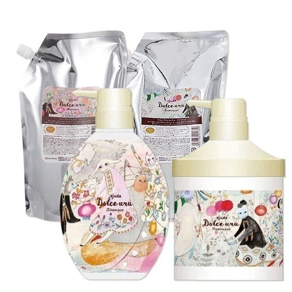 ウル シャンプー 700mL+560mL + トリートメント 700g+560g 詰め替え セット