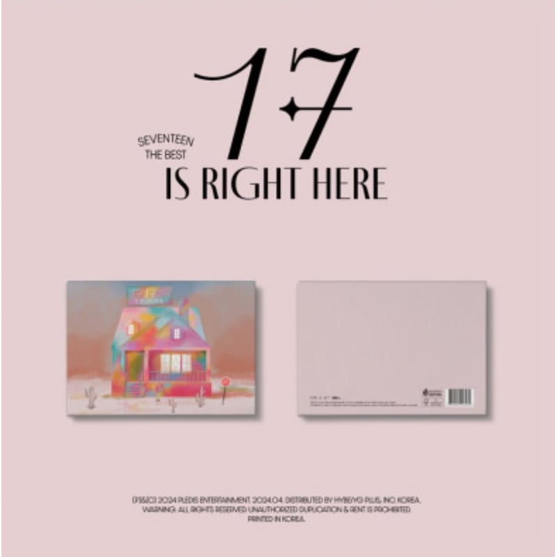 [未開封新品] デラックスバージョンSEVENTEEN BEST ALBUM 17 IS RIGHT HERE Deluxe Ver