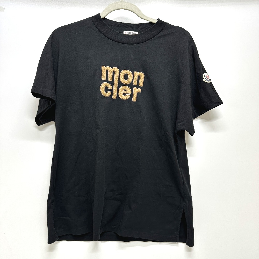 MONCLER モンクレール 半袖Ｔシャツ C-SCOM-25-8822 ロゴ アパレル コットン ブラック
