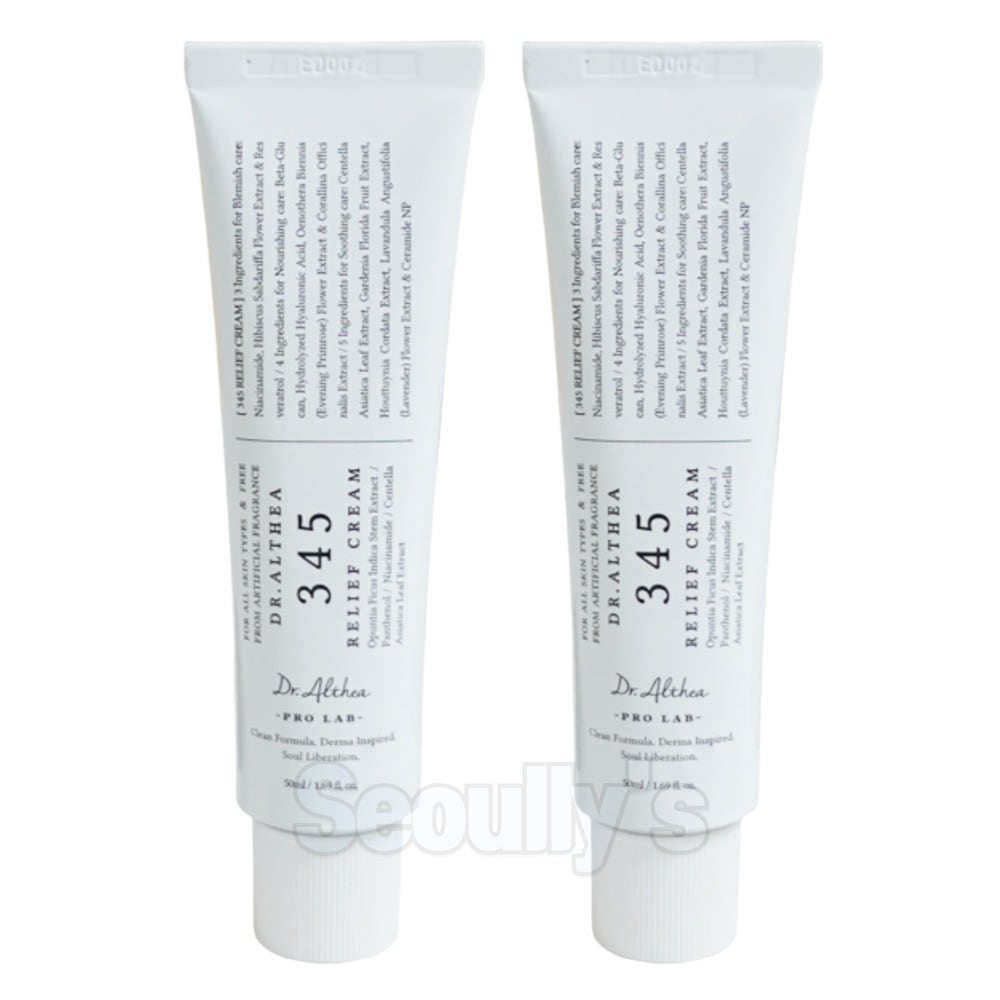 345 リリーフ フェイス クリーム, 50ml 2ea / ニキビケアに効果的