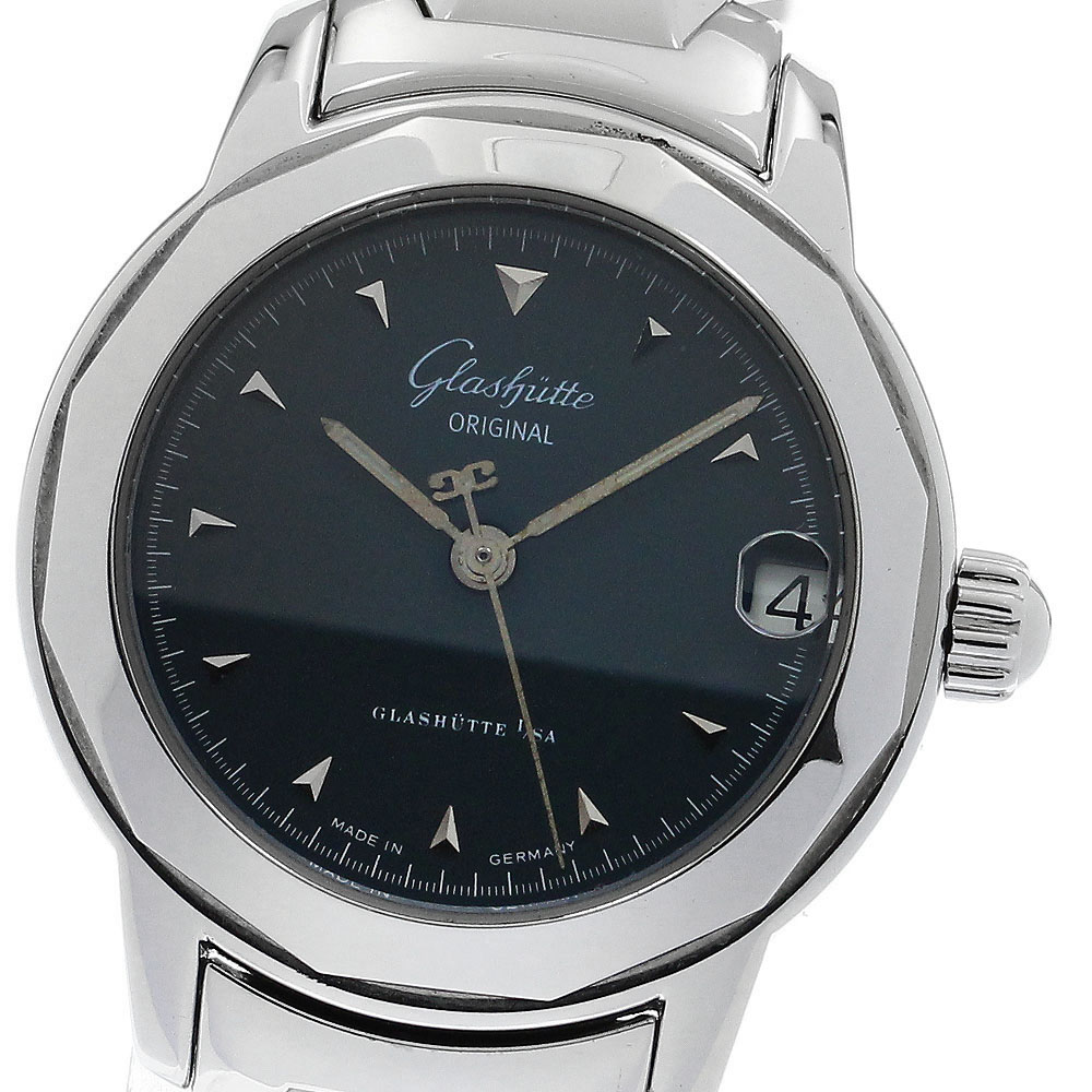 グラスヒュッテ・オリジナル GLASHUTTE ORIGINAL 10-33-42-51-04 レディスポーツ デイト 自動巻き レディース _883775【中古】
