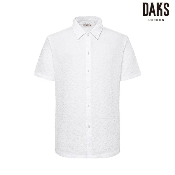 男性プリーツノーケアソリッドレギュラーフィット半袖シャツ(DMS1SHCS750A1)