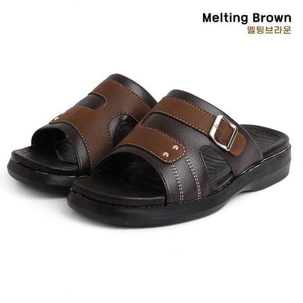 メンズ オフィス スリッパ レザー スリッパ MN25