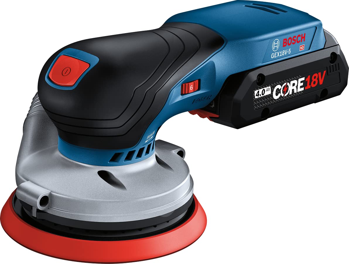 Bosch Professional(ボッシュ) 18Vコードレスランダムアクションサンダー GEX18V-125 充電式 コードレス 電動サンダー 研磨工具・車磨き・ポリッシャー・油膜・うろこ取り・