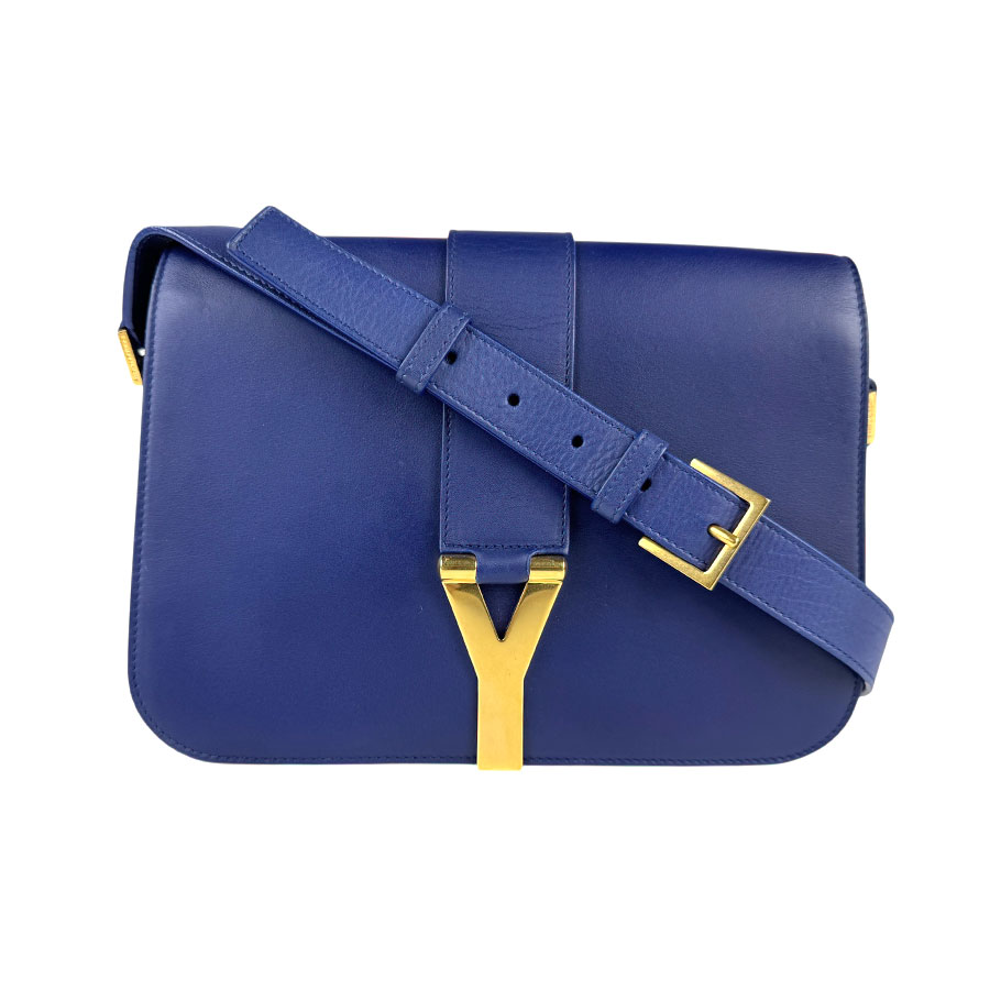 サンローラン SAINT LAURENT ショルダーバッグ レザー ブルー ゴールド レディース 311214 z4946 44,070円