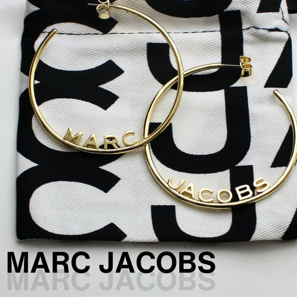 マークジェイコブス ピアス 輪っか フープ 大きい レディース かわいい おしゃれ ゴールド アクセサリー ブランド 誕生日プレゼント 結婚記念日 妻 彼女 母 お祝い ギフト MARC JACOBS 8,118円