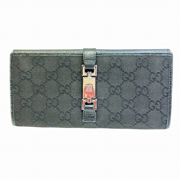 グッチ GGキャンバス 05479 ジャッキー 二つ折り財布 ユニセックス 【中古】