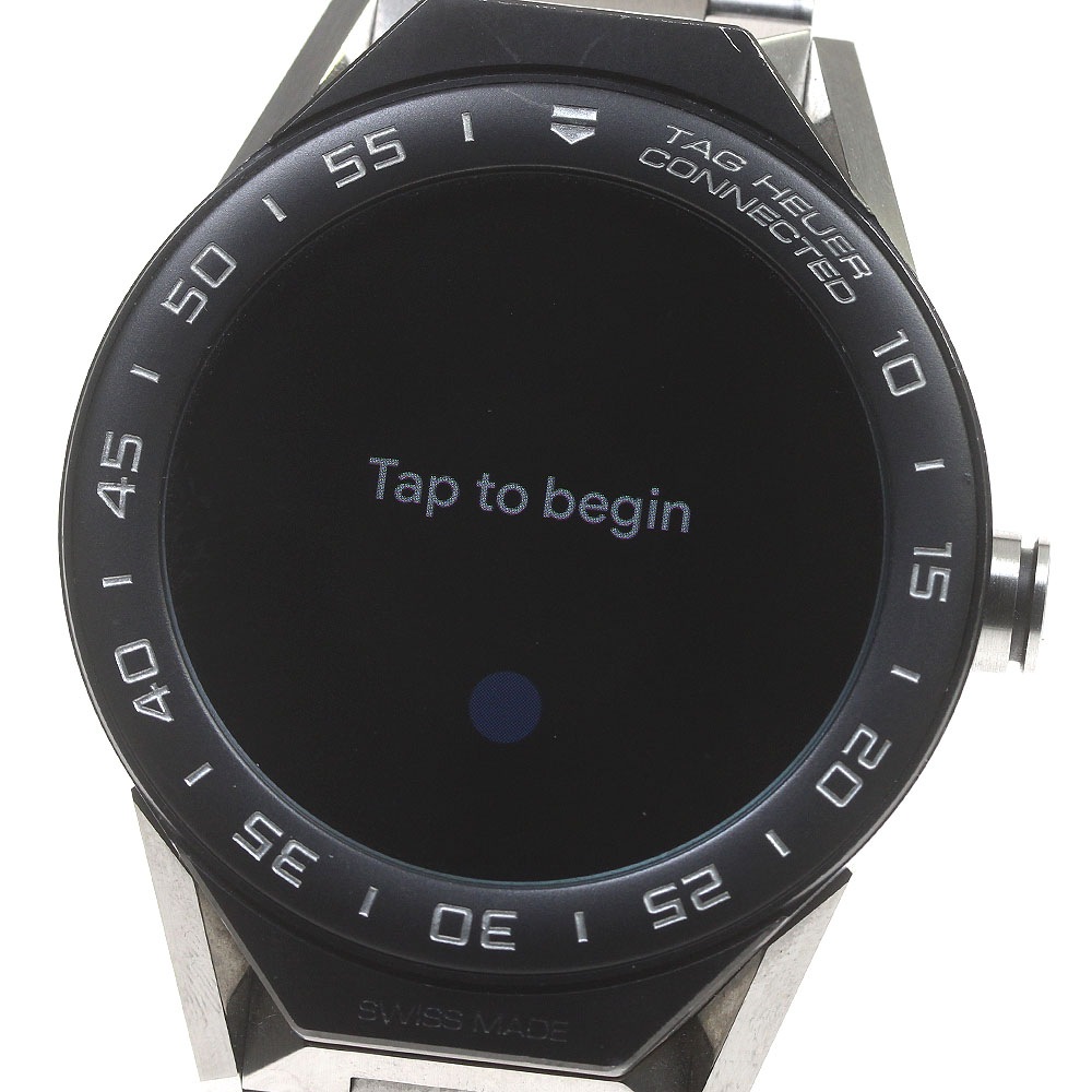 タグホイヤー TAG HEUER SBF8A8001-0 コネクテッド モジュラー クォーツ メンズ 箱・保証書付き_861396【中古】