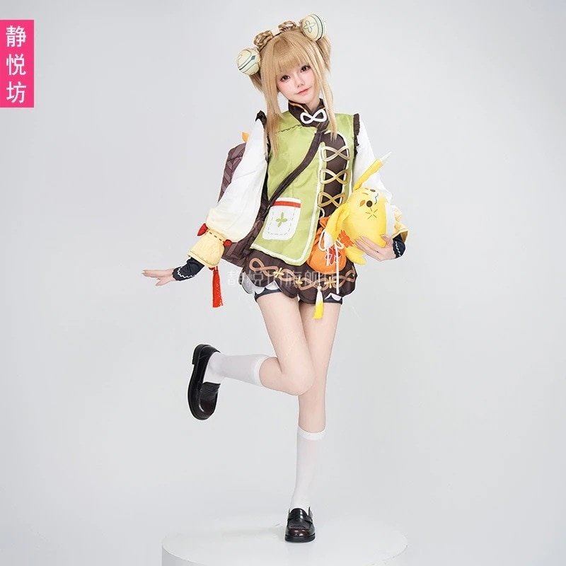 原神コス服大人ヤオヤオコスプレアニメ子供服ケリ子供の日衣装