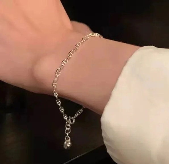 ブレスレット バングル 韓国アクセサリー ブレスレット シルバー