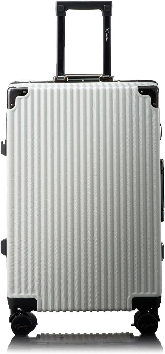 [C.jutro] 2024年新登場_【TVメディア掲載】 スーツケース キャリーケース 大型 キャリーバッグ lサイズ ホワイト