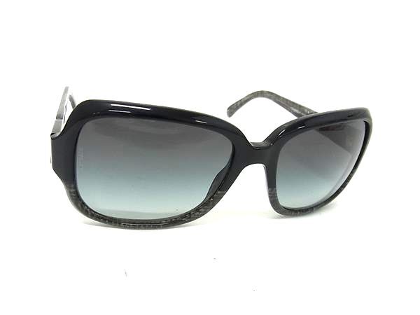 シャネル アイウェア ココマーク サングラス ブラック系 グレー系 5177 c.1195/3C シルバー金具 プラスチック 伊達メガネ だてめがね 伊達眼鏡 ブランド 運転【本物保証】