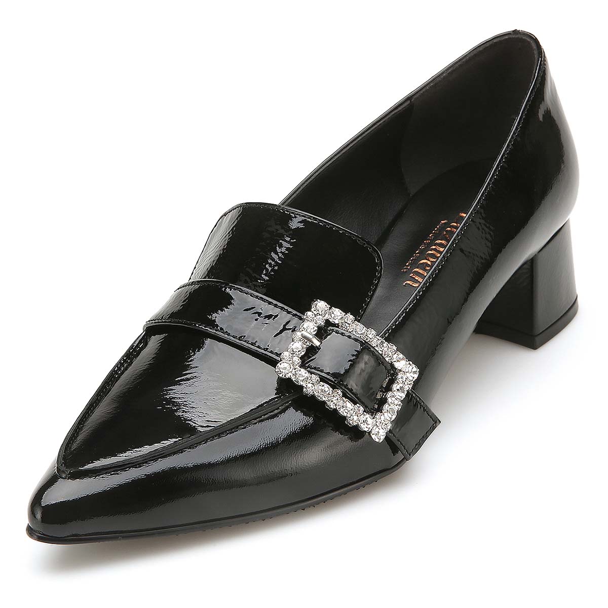 エリザベート スクエアキュービック ベルト パンプス EL23308