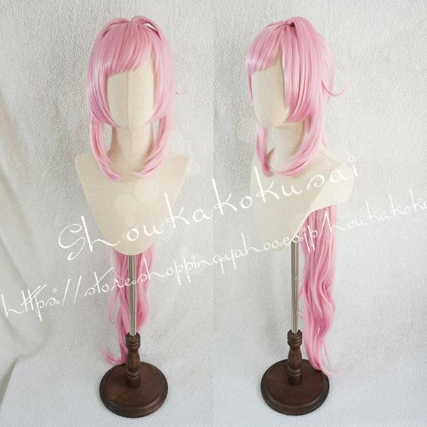 コスプレウィッグ 崩壊3rd風 Honkai Impact 3 Elysia かつら WIG 耐熱 大人 cosplay ハロウィン仮装 変装 コスチューム 撮影 祭り