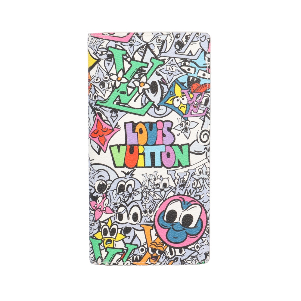 ルイヴィトン ポルトフォイユ・ブラザ NM モノグラムコミック 長財布 M81907 LOUIS VUITTON 中古