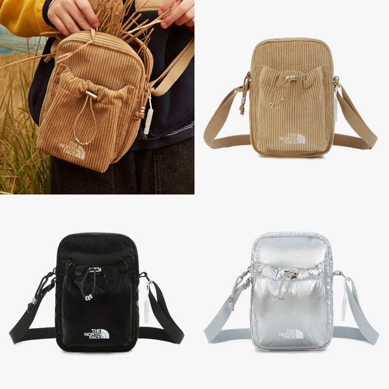 PUFFY CROSS MINI パディングバッグ携帯電話収納