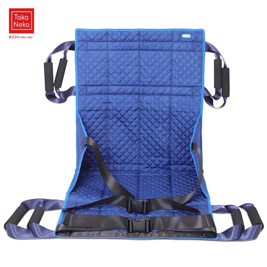 【2枚購入で 280円OFF!】タイムセール 移乗シート 車椅子用 車用 二重固定ベルト ハンドル付き 移乗補助 移易担架 高齢者 身障者 介護リフト トランスファーパッド 介護シート トランスファー