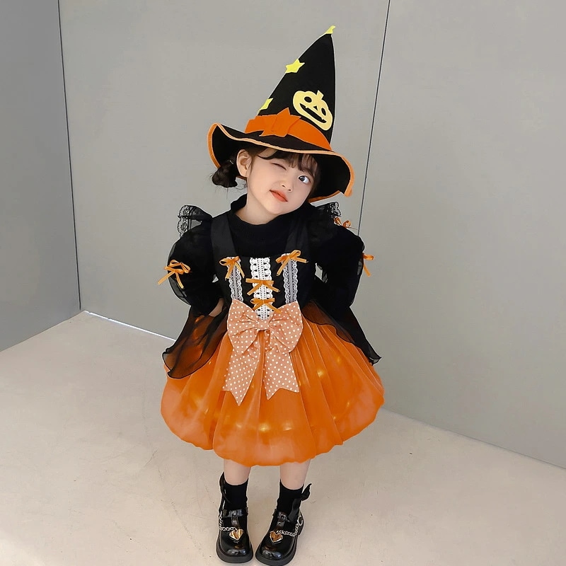ハロウィン 衣装 アクセサリー コスプレ カボチャ衣装 かぼちゃ衣装 南瓜衣装 halloween 女の子 子供仮装 変装 着ぐるみ コスプレ コスチューム ハロウィーン衣装 キッズ コス 文化祭 学 7,022円