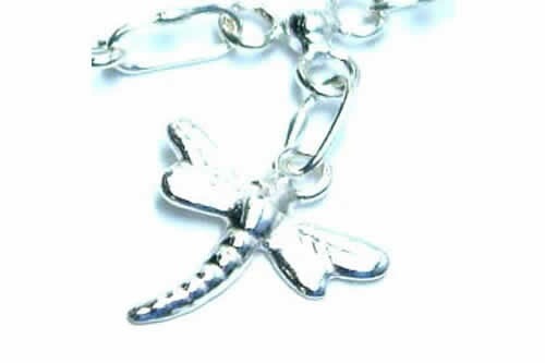 トンボチャームアンクレット 蜻蛉 シルバー925 足首 アクセサリー 本物の銀 夏 サンダル 海 プール 素足 裸足 プレゼント 男性 女性 チェーン 誕生日 ギフト sa-00-00107xx