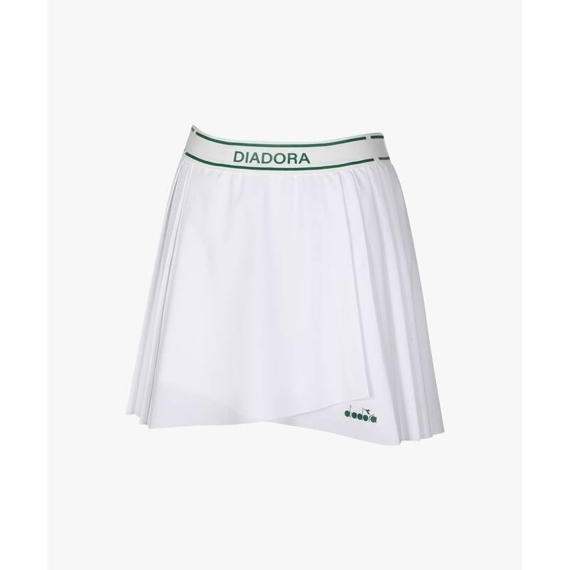 ディアドラ diadora グラツィア ウーブン スカート WHITE D4322TSK21WHT 417608