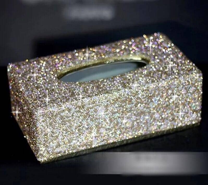 大ヒット A061577ラインストーン飾り 感のある ティッシュケース