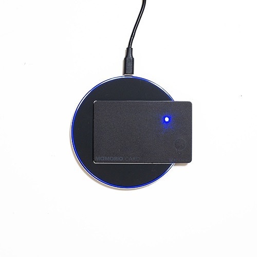MAMORIO MAMD-001-BK-QC MAMORIO CARD(マモリオ カード) Qi(チー)ワイヤレス充電器同梱バージョン(ブラック) MAMD001BKQC