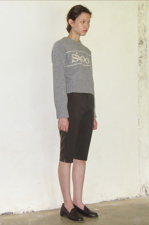 Qoo10 シヌーン SINOON PULLOVER ロゴ 長