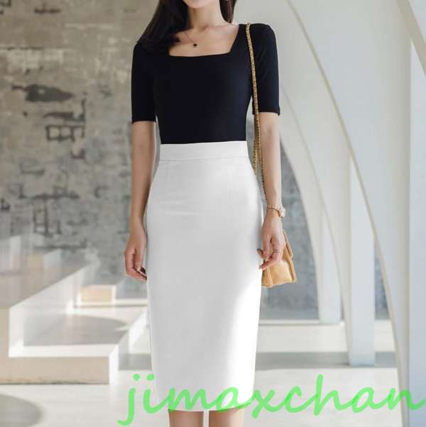 新生活 サマー 67スーツスカート レディース無地 タイトスカート フォーマル 膝丈ミディ丈 ミモレ丈 事務服 通勤オフィス 入学式に七五三 OL