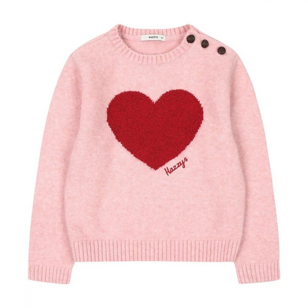 ヘジスキッズ ハートポイントプルオーバー HUW12KR56M_LP