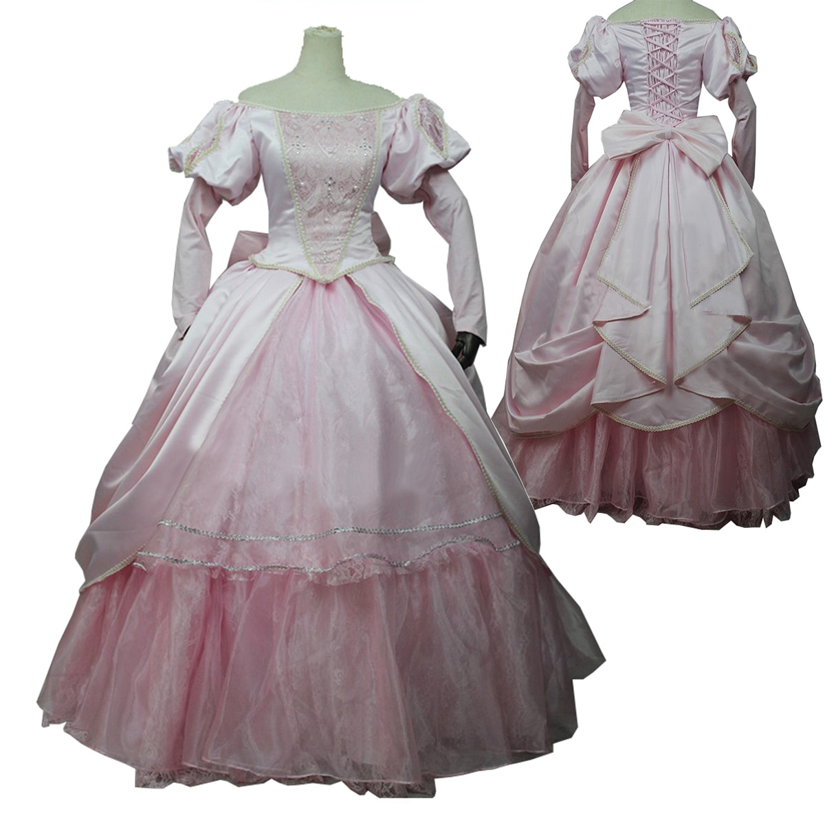 即納可能 人魚姫 ピンク ARIEL アリエル 大人 プリンセスドレス コスプレ衣装