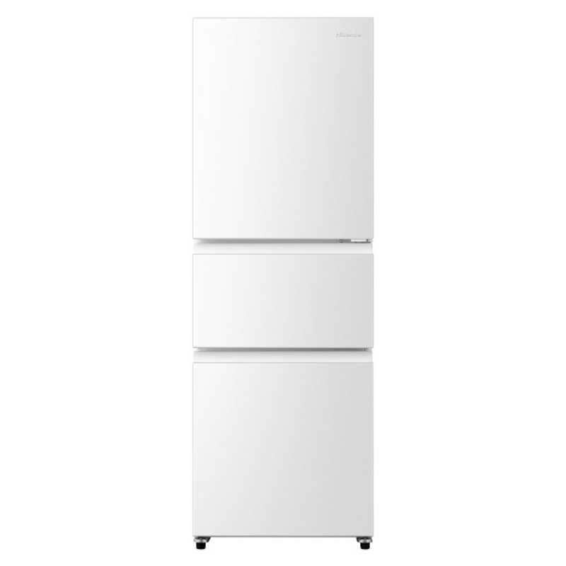ハイセンス　冷蔵庫 3ドア 295L 右開き ファン式 真ん中野菜室 低温ケース 幅55cm ホワイト　HR-D295KW（標準設置無料）