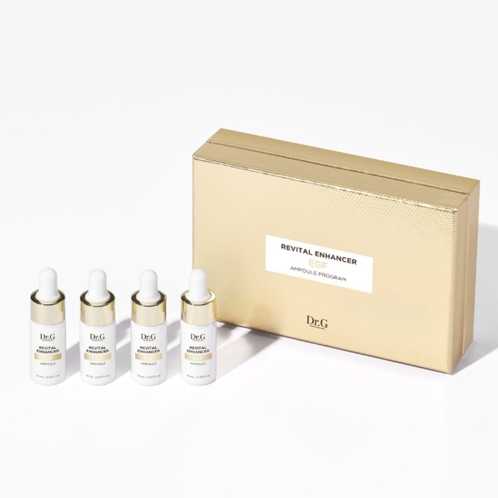 Dr.G リバイタル エンハンサー アンプル プログラム 10ml X 4EA つや肌保湿肌栄養プレミアムEGF成分鎮静&集中 4週間 ホームケア - 韓国生産