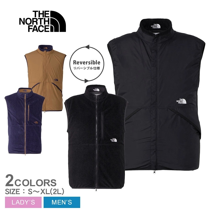 フリーランリバーシブルベスト NL72490 レディース メンズ アウター 上着 撥水 リバーシブル 2WAY ランニング 防風 アウトドア キャンプ 羽織 防寒