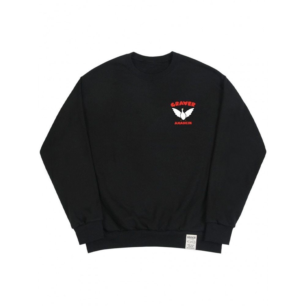 GRAVER スモールホワイトダックウィングスマイルマンツーマン4color