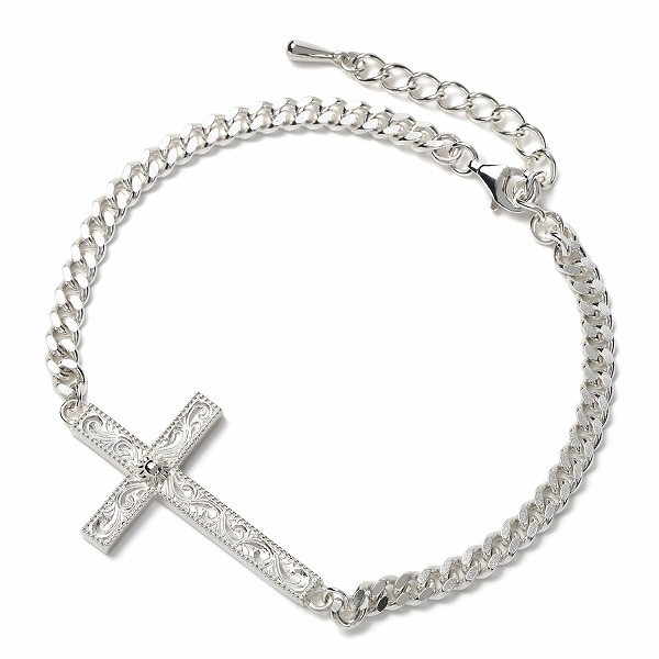 シルバーアクセサリーブランド STYLE ON STAGE StyleOnStage スタイルオンステージ シルバー925ブレスレット クロス 十字架