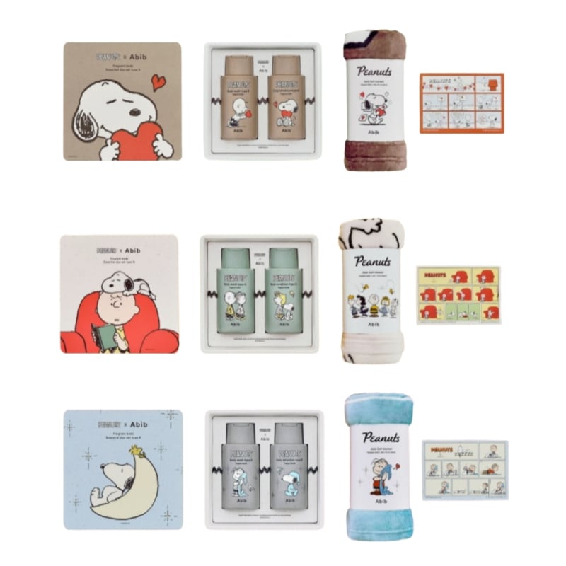 【スヌーピーコラボ】 プラグラント ボディウォッシュ&ローションデュオセット