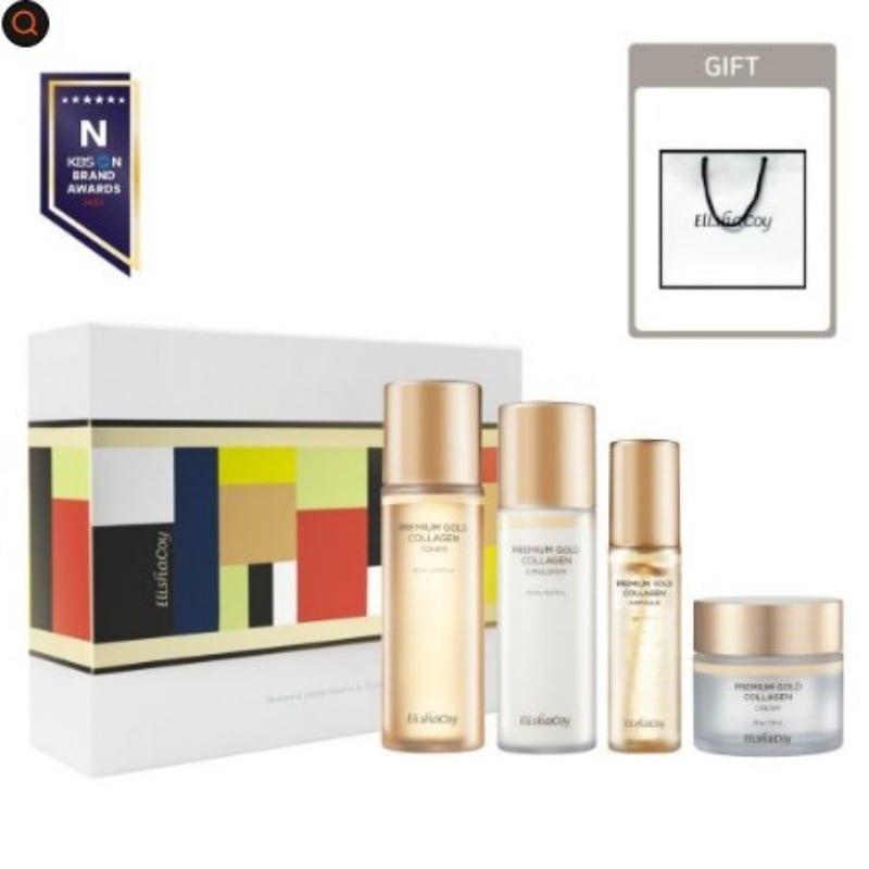 プレミアムゴールドコラーゲン４種セット(+ショッピングバッグ）