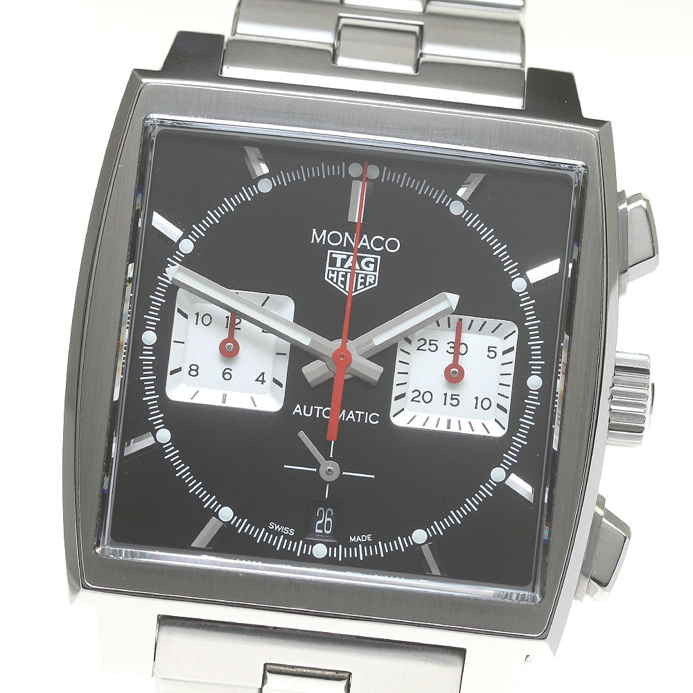タグホイヤー TAG HEUER CBL2113.BA0644 モナコ クロノグラフ 自動巻き メンズ 箱・保証書付き_827450【中古】 244,620円