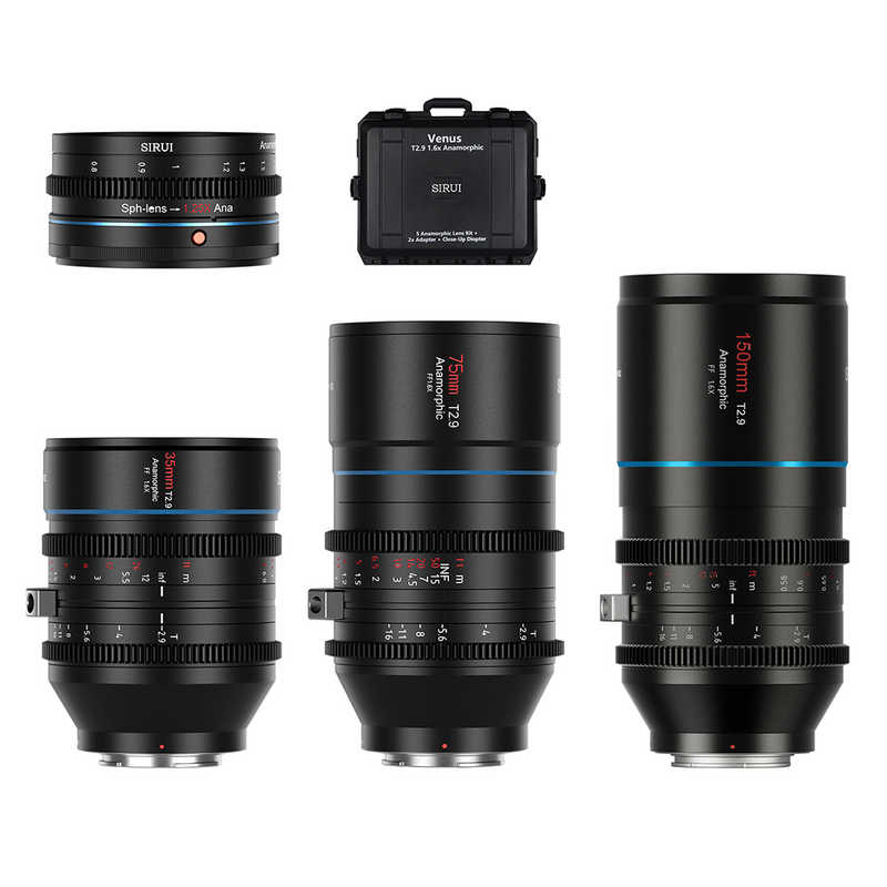 SIRUI　カメラレンズ (キヤノンRF用)　Venus-1.6-x-3-SET-B-RF-JP