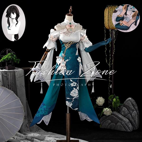 崩壊：スターレイル 風 阮梅 ルアン・メェイ Ruan Mei コスプレ衣装 ウィッグ 靴 cosplay ハロウィン 演出服 変装