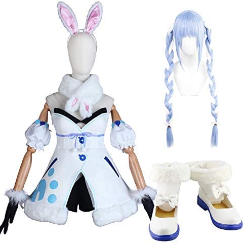 【2枚購入で100円OFF】最安値挑戦 仮装 イベントハロウィン ステージ服 変装 コスチューム VTuber バーチャルYouTuber コスプレ衣装 うさだぺこら 兎田ぺこら