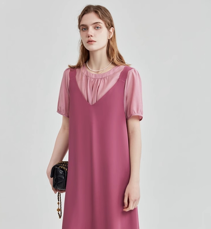 ワンピース デート モテアイテム セットアップ ブラウス パフスリーブ シフォン 大人可愛い きれいめ 上品 おしゃれ かっこいい 大人可愛い ラブリー キュート ガーリー クール モード系 セクシー