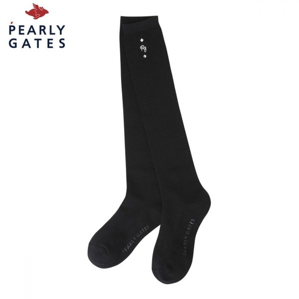 [パリゲイツ] レディースキュービックロゴニーソックス