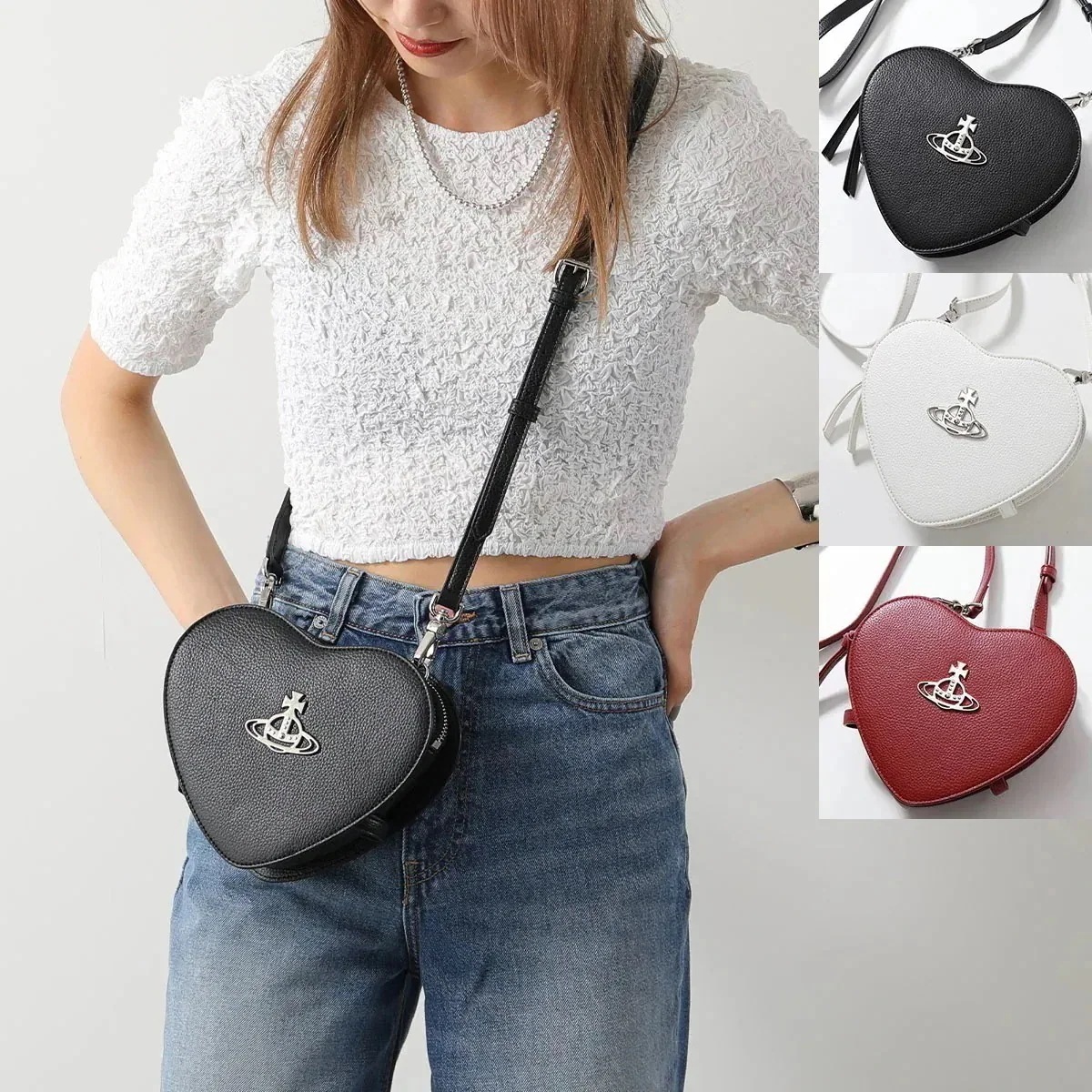 Vivienne Westwood ヴィヴィアンウエストウッド ショルダーバッグ LOUISE HEART ハート 4304006M S000D レディース グ