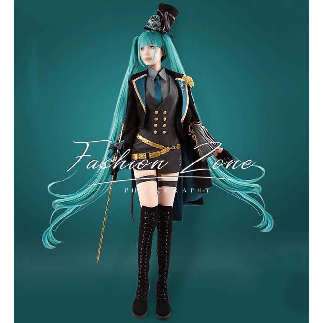 初音ミク 風 望月サーカスenjoy大阪 コスプレ衣装 ウィッグ cosplay ハロウィン 演出服 変装