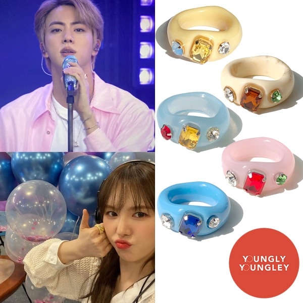 pope ring, bts jin着用Red Velvetウェンディ着用