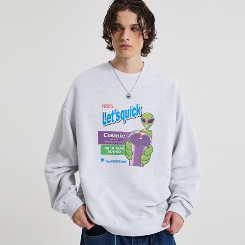 Lets Quick Alien MTM スウェットシャツ 2色