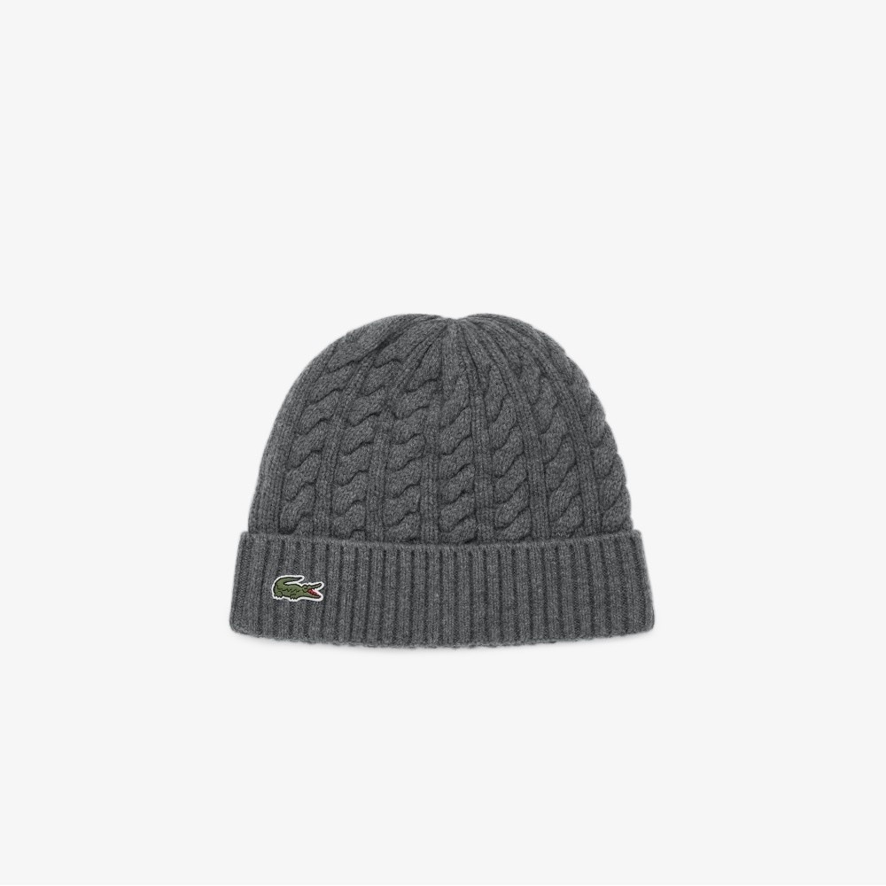 ラコステパブリックケーブルビーニー RB343E-54N UWC