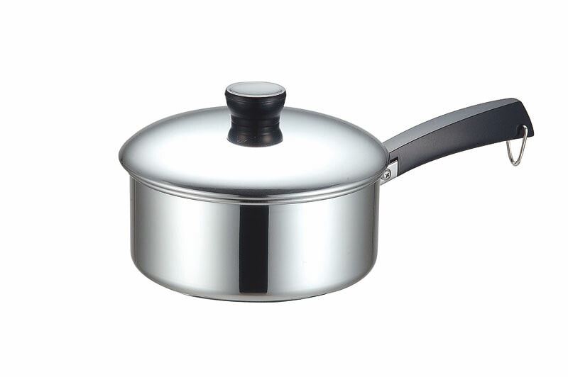 本間製作所 仔犬印 18-0ソースパン 片手鍋 26cm